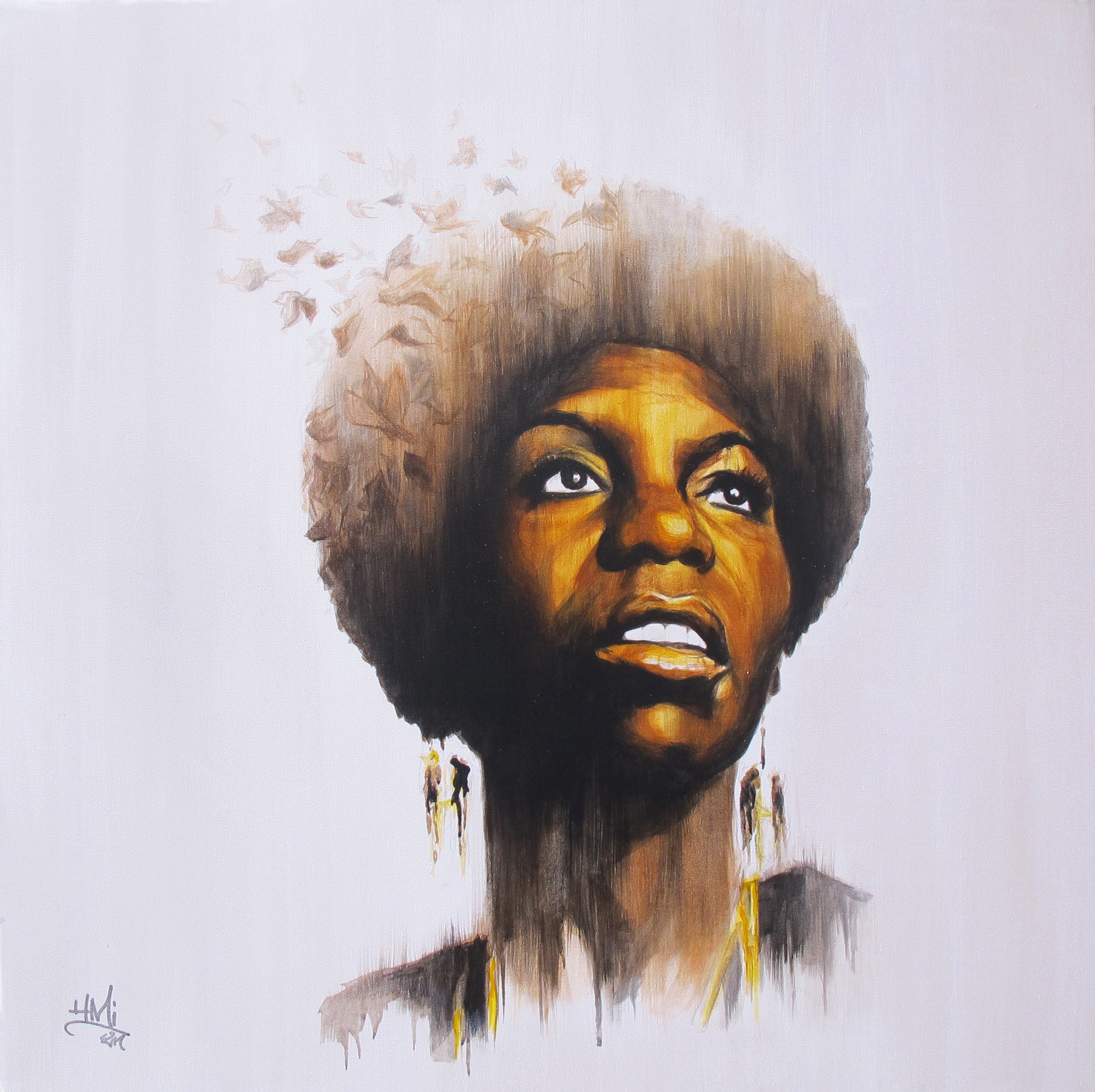 HMI, Nina Simone, 2018 | La Manufacture 111 Galerie d'Art Urbain